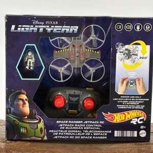 Disney Pixar Buzz Lightyear Space Ranger Jetpack RC Drone Hot Wheels New in Box